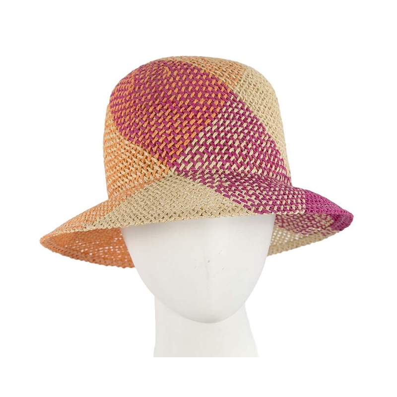 Crocheted cloche hat