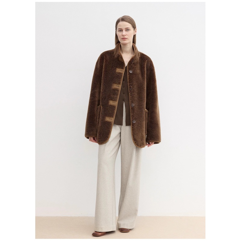 “Leisure Moments” Low-Waisted Loose Casual Straight Pants for Women