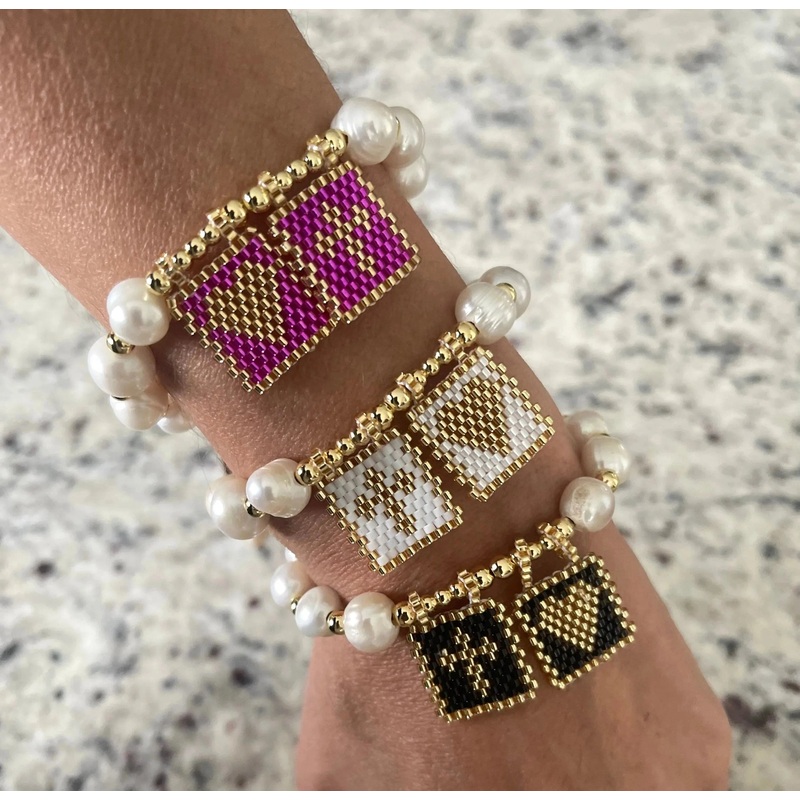 Sacred Freshwater Pearl Scapular Bracelet