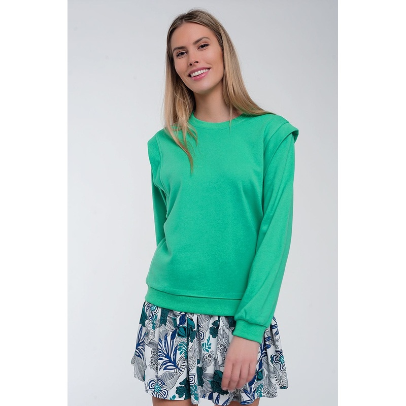 Boyfriend Sweatshirt With Shoulder Details