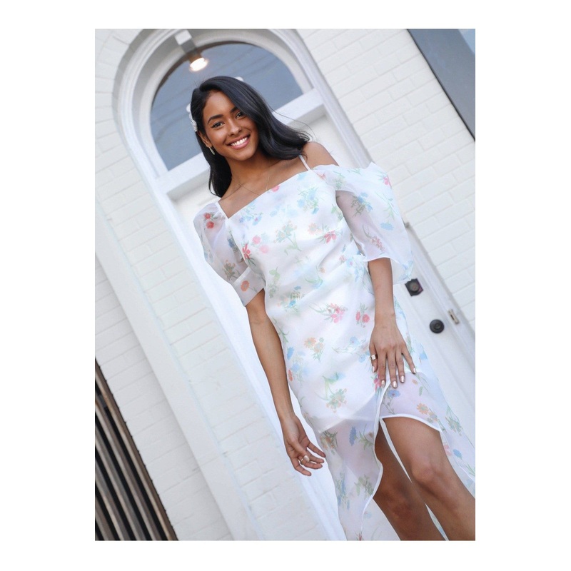 M.USE Estelle Floral Shift Dress