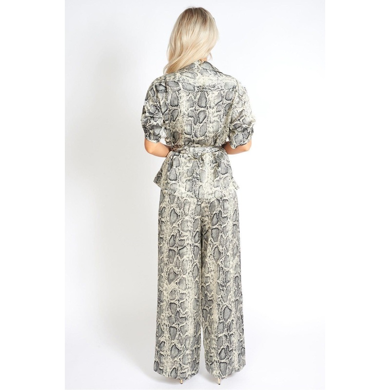 M.USE Snake A Pose Wide Leg Pants