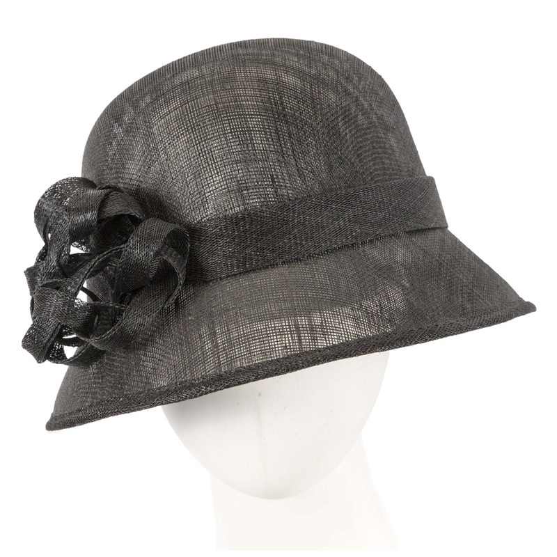 Black cloche hat by Max Alexander