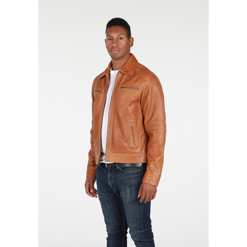Fadcloset Mens Cameron Leather Jacket