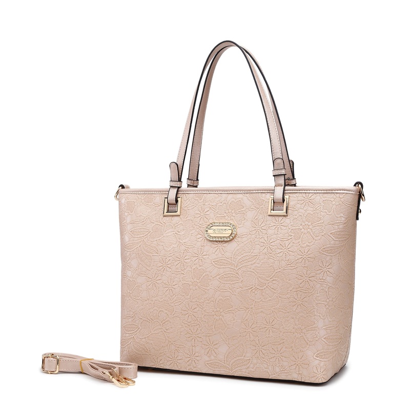 BI Women’s Blossoming Love Shoulder Bag in Black Brown, Red, Rose Gold, or Ivory