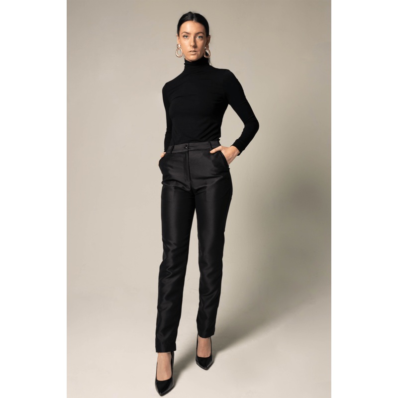 Elegant Skinny Pants in Black | Le Russi