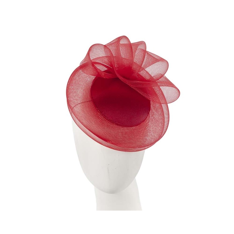 Red Custom Made Cocktail Hat