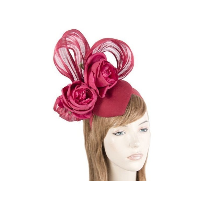 Bespoke Red Winter fascinator