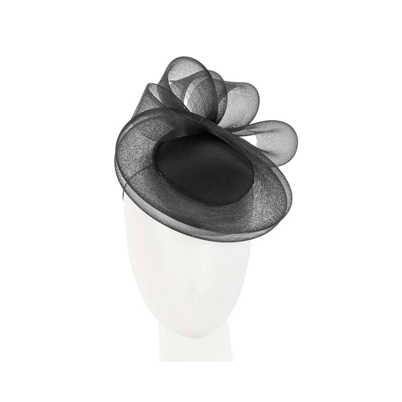 Black Custom Made Cocktail Hat