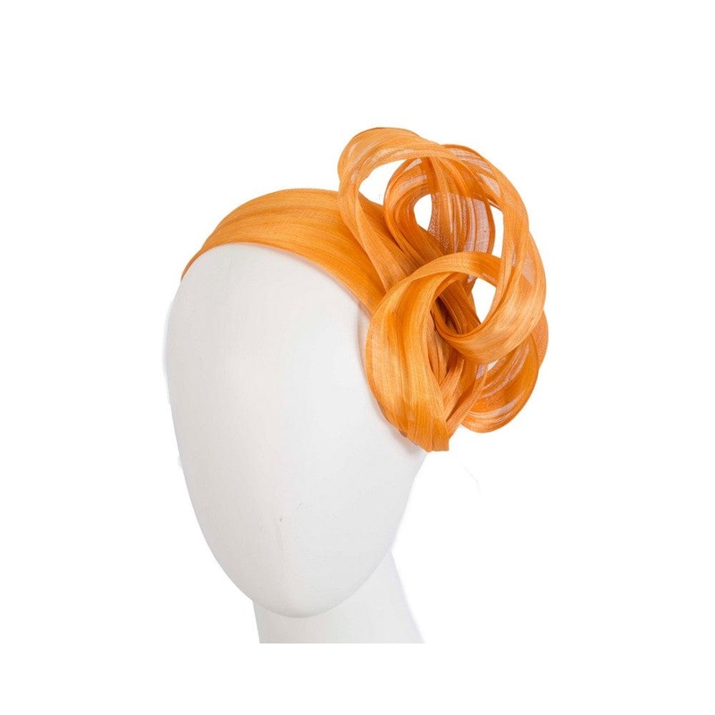 Orange retro headband by Fillies Collection