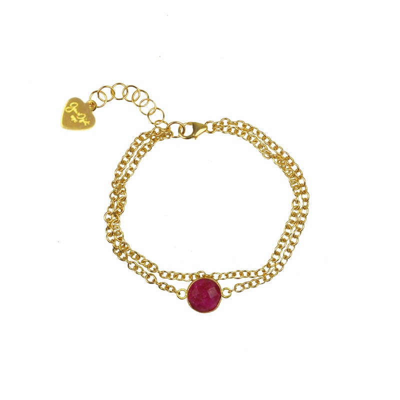 Gena Myint Ruby Vermeil Bracelet
