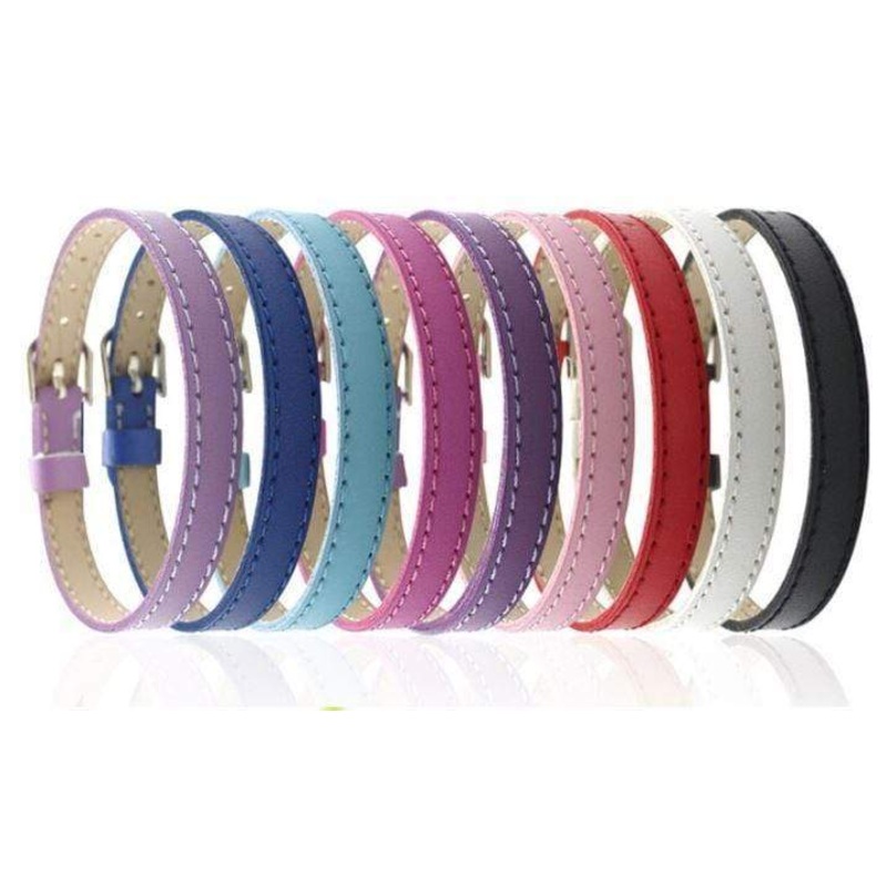 Genuine Leather Slider Bracelet