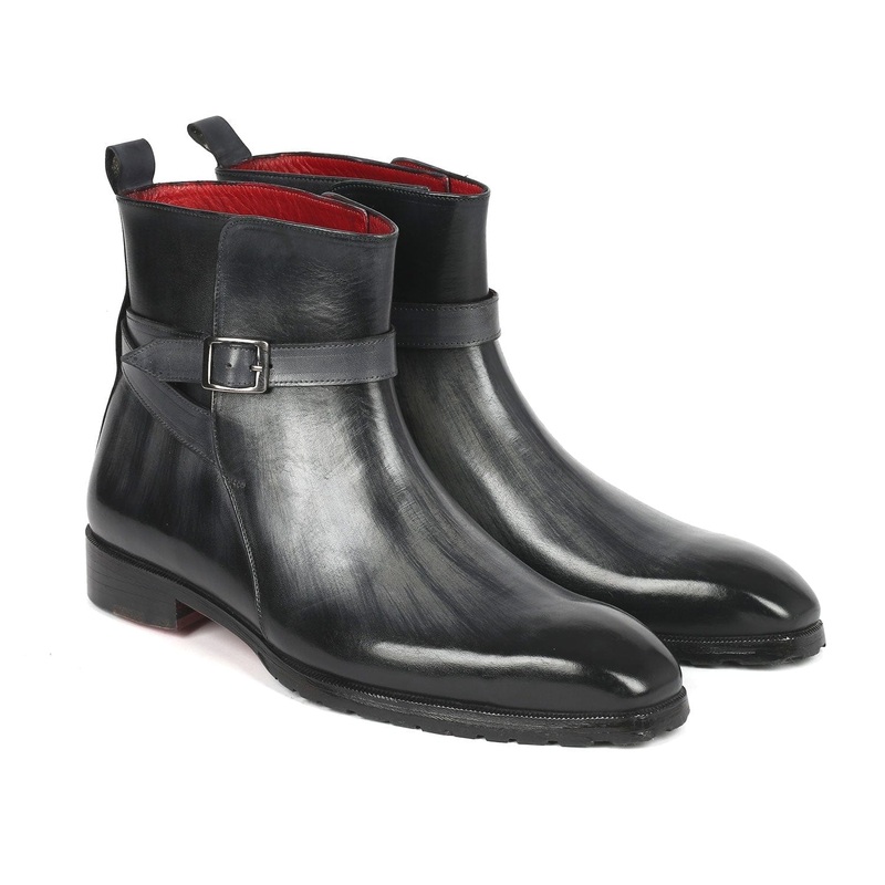 Paul Parkman Men’s Gray Patina Jodhpur Boots (955GRY57)