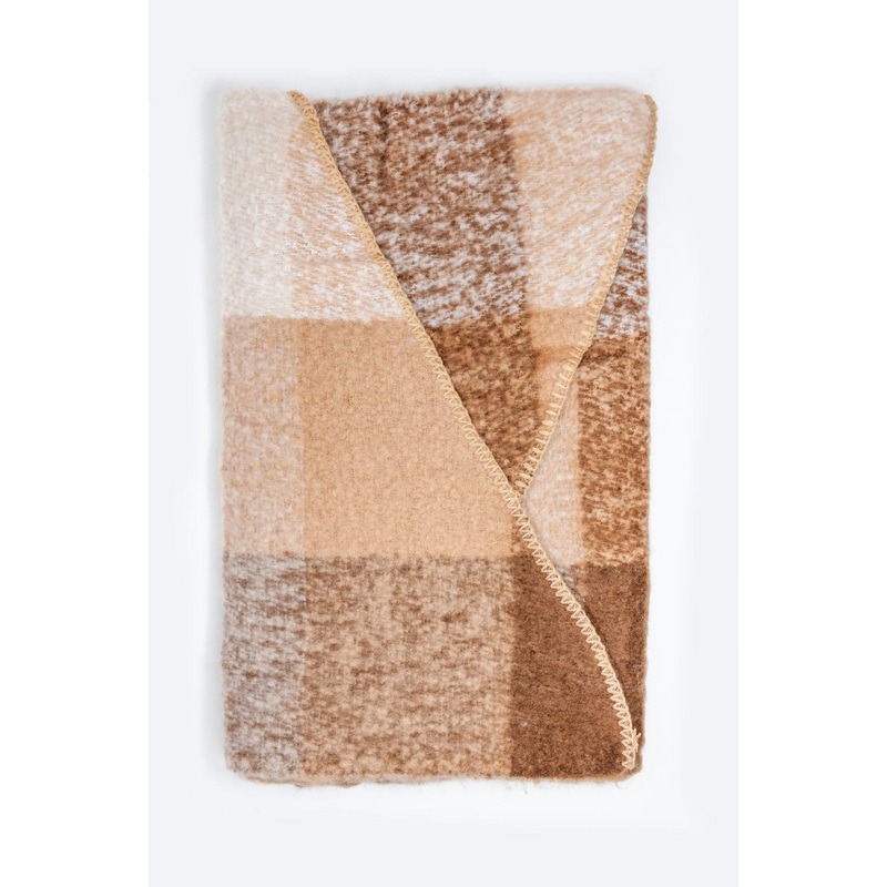 Scarf In Beige And Brown