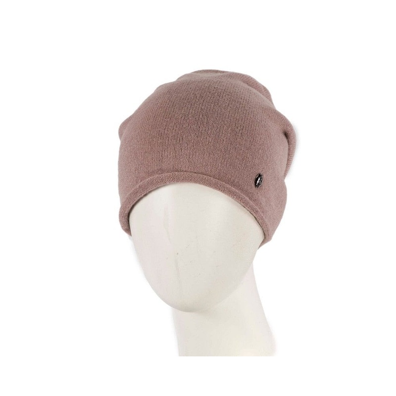 Stylish warm European made beige beanie