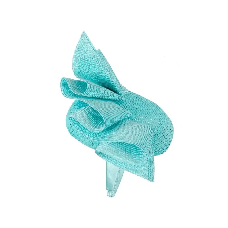 Turquoise Pillbox Fascinator By Fillies Collection
