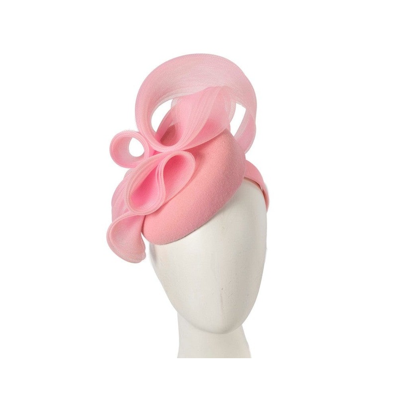 Pink winter racing fascinator by Fillies Collection