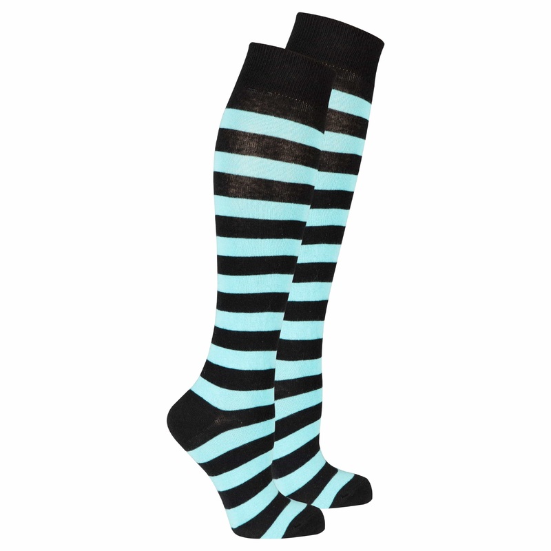 Women’s Tealbee Stripe Knee High Socks