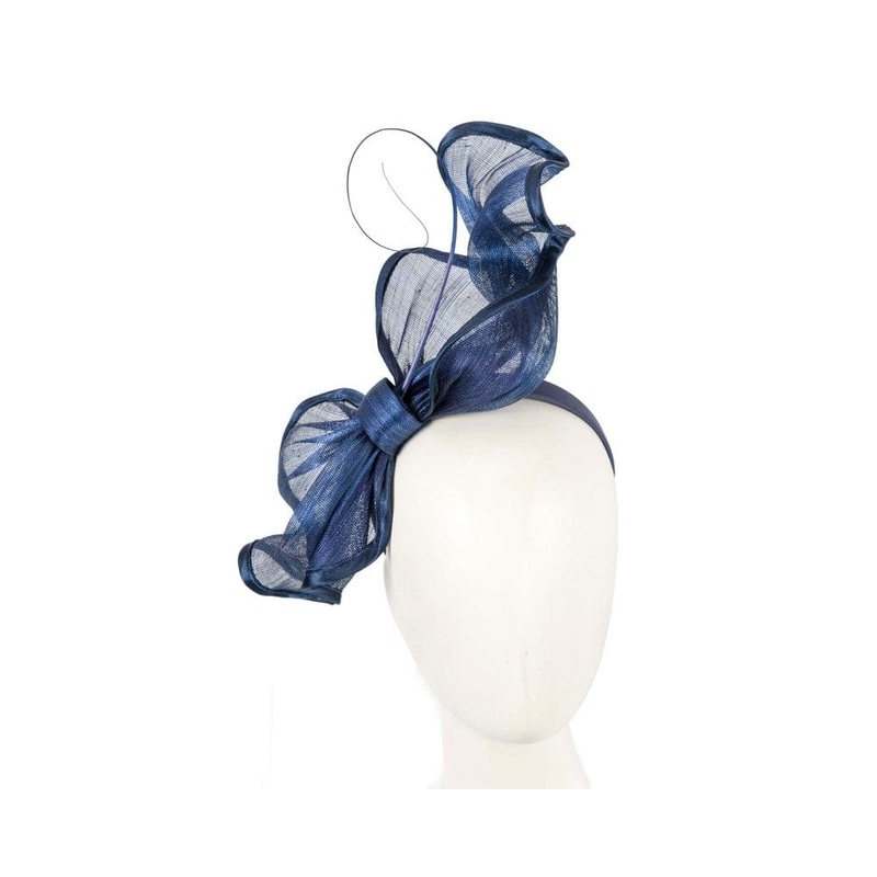 Royal blue racing fascinator by Fillies Collection
