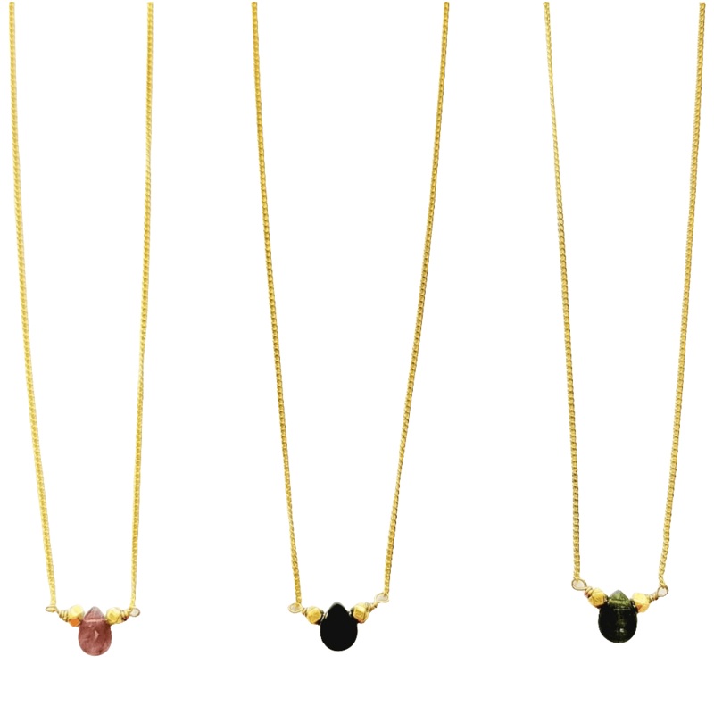 Tourmaline Drop Necklace