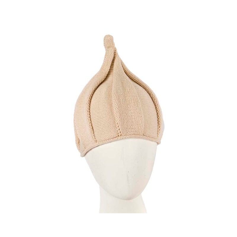 Warm beige pixi hat