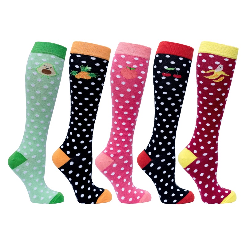Women’s Juicy Fruits Knee High Socks Set