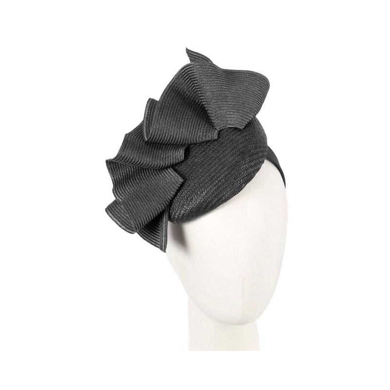 Black pillbox fascinator by Fillies Collection