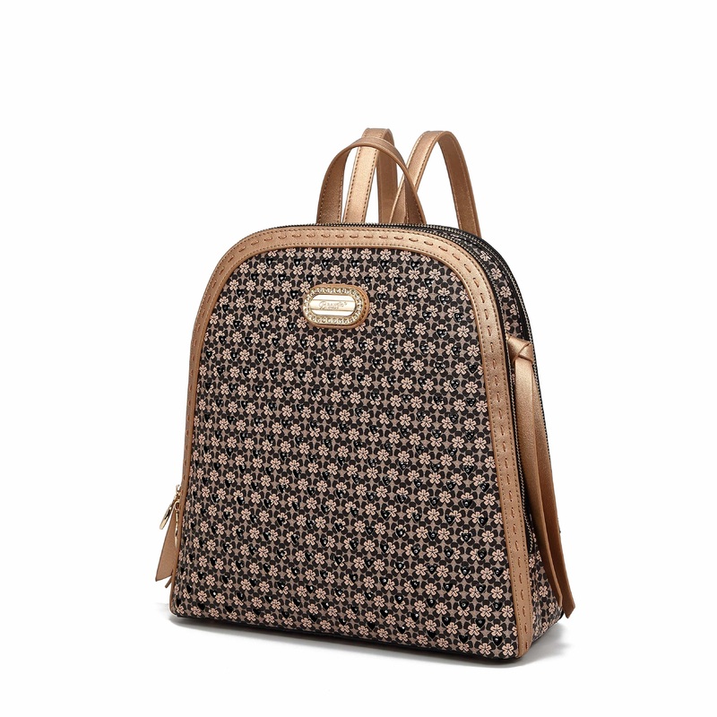 Diamond Marvel Rhinestone Work Travel Backpack |BI