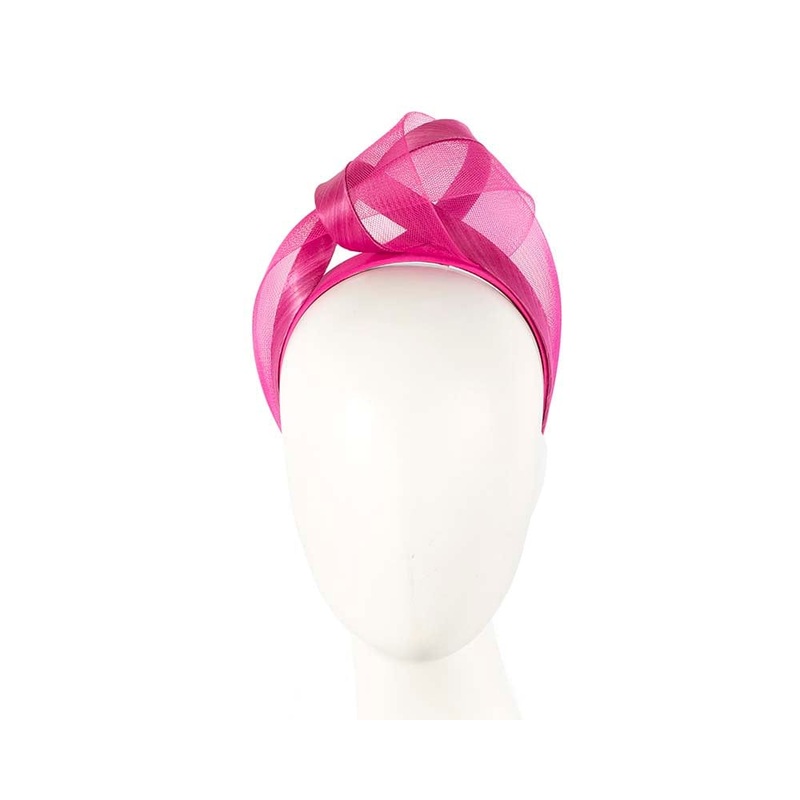 Fuchsia fashion headband turban by Fillies Collection