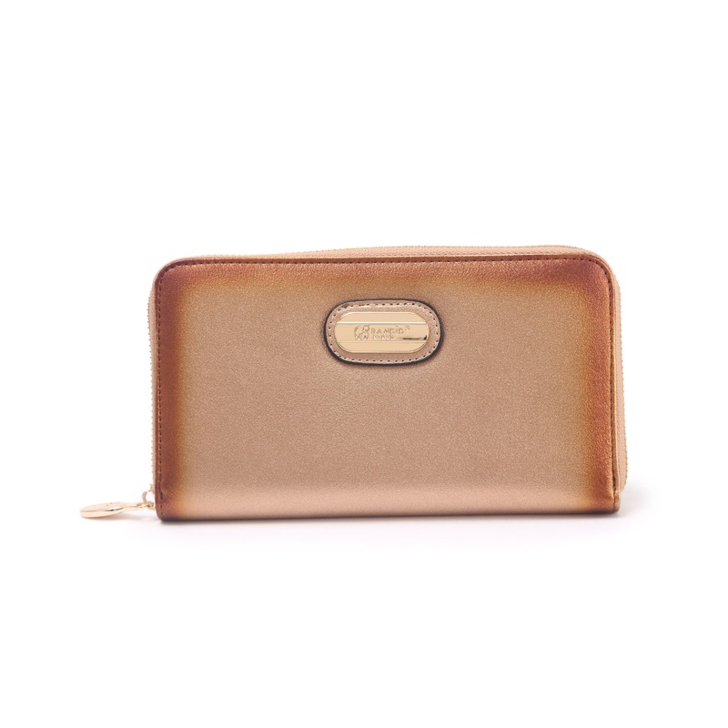 Tuff Love Minimalist ZipAround Vegan Leather Wristlet & Wallet