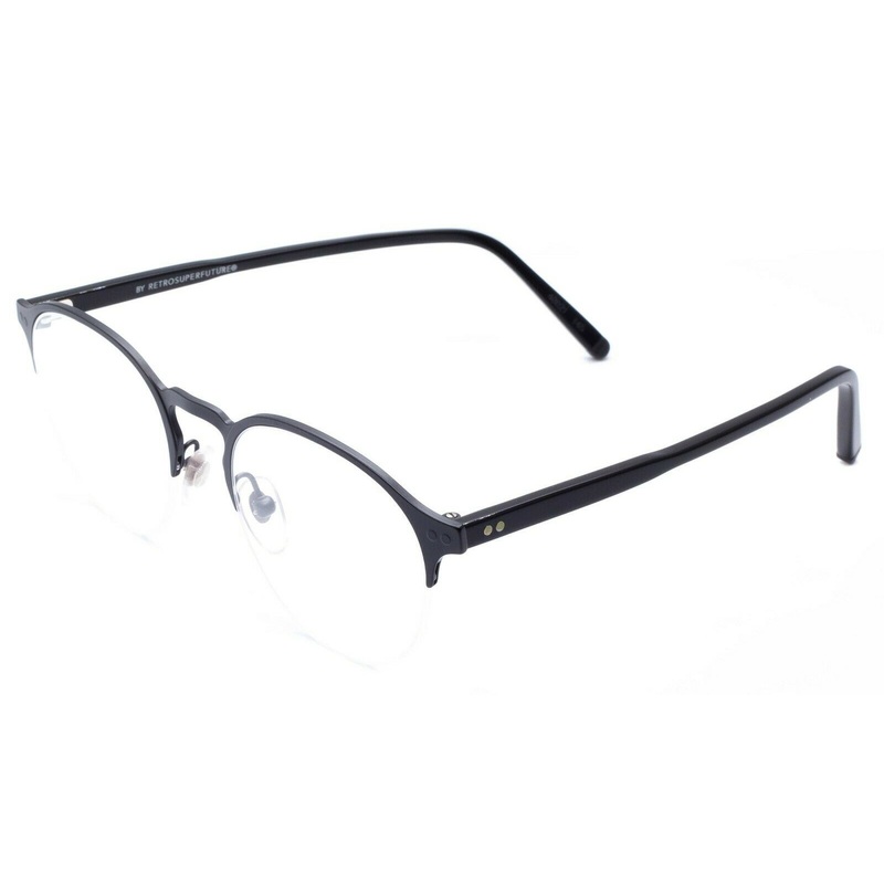 RETROSUPERFUTURE GUL/R/AS7/D/0 Numero 38 Nero 48mm Glasses RX Optical Eyeglasses