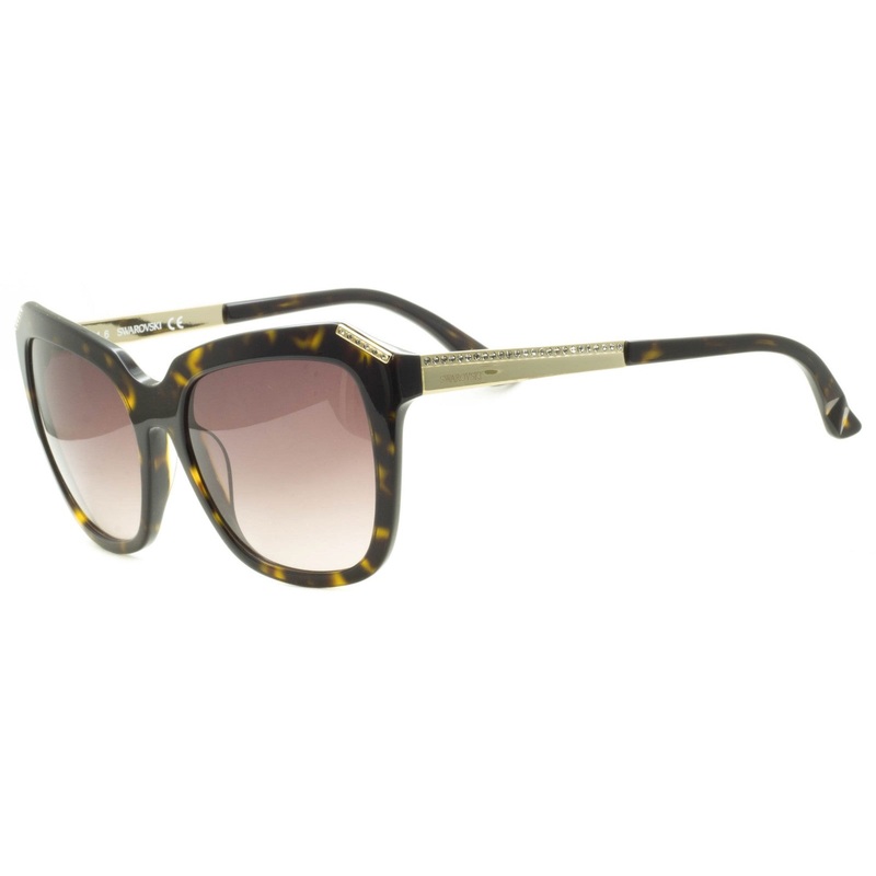 SWAROVSKI SW 114 52F FEEL GOOD Sunglasses Shades Havana Brown Ladies BNIB New