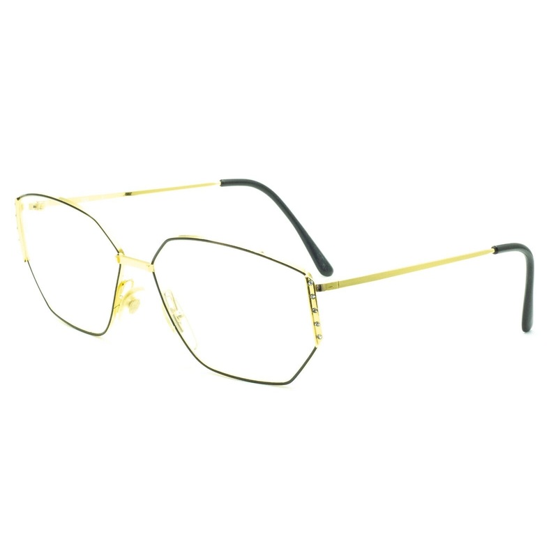 Deltaline Italy (Hilton) Vintage Mod. 658 02 57x15mm RX Optical Glasses New NOS