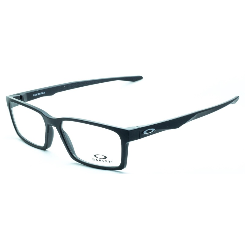 OAKLEY OVERHEAD OX8060-0157 Satin Black 57mm Eyewear RX Optical Glasses – New