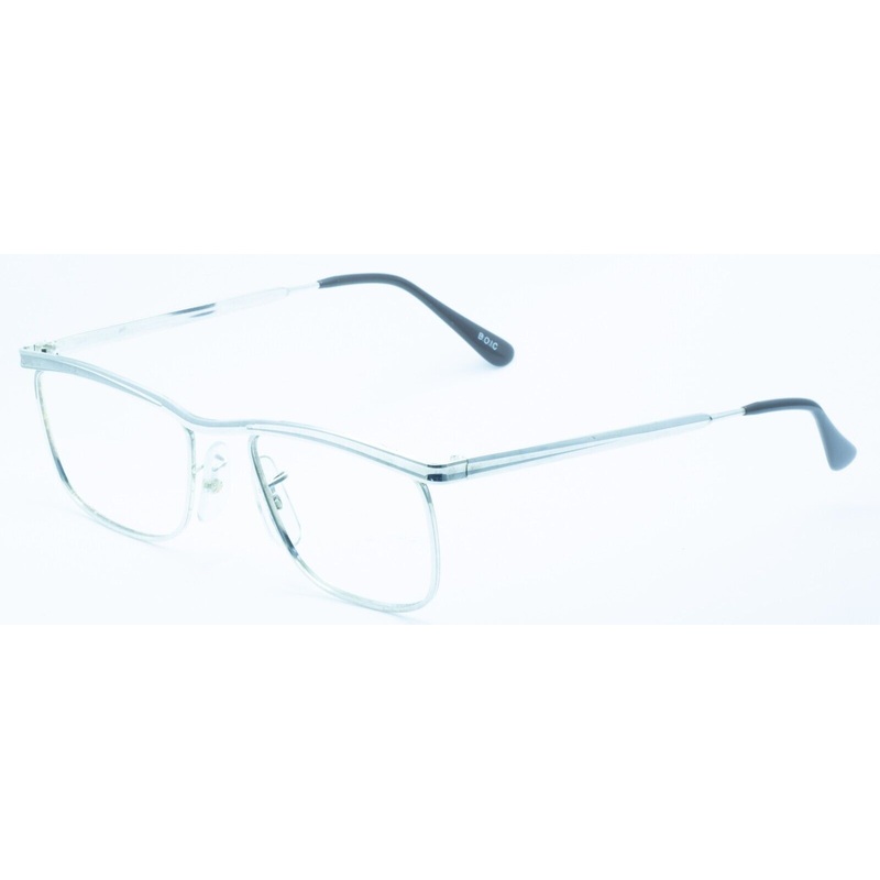 B.O.I.C. London Line Midas 10KT GF Rhodium 50x20mm FRAMES RX Optical Glasses NOS