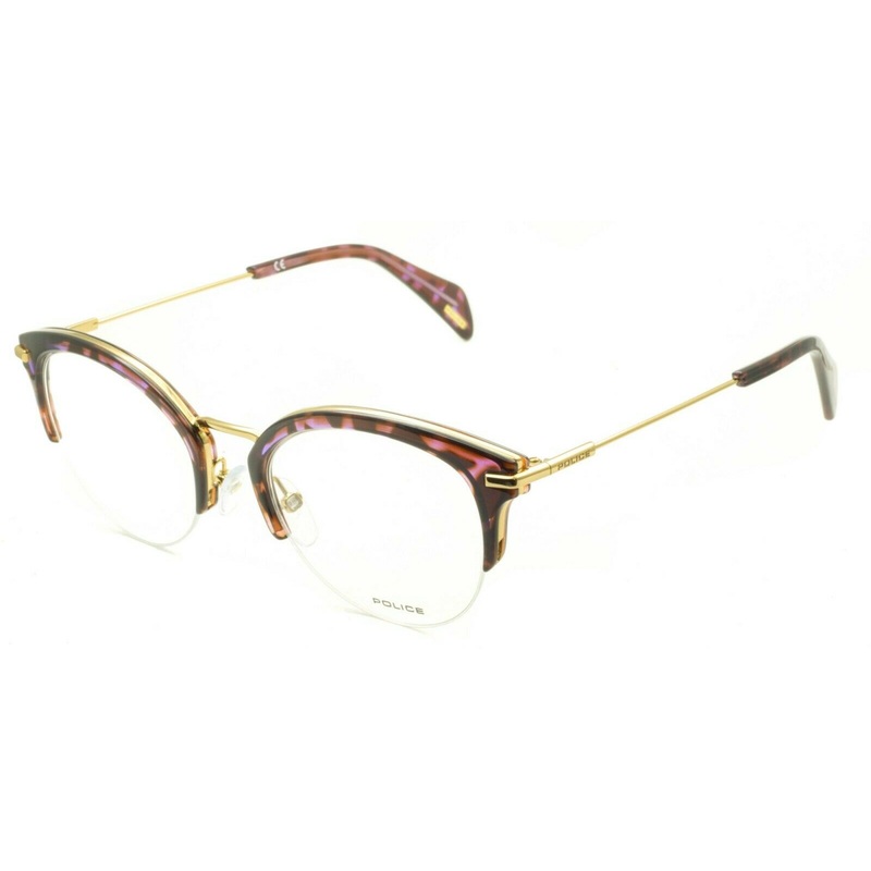 POLICE VPL 418 09JC GOLDENEYE 4 50mm Eyewear FRAMES RX Optical Eyeglasses – New