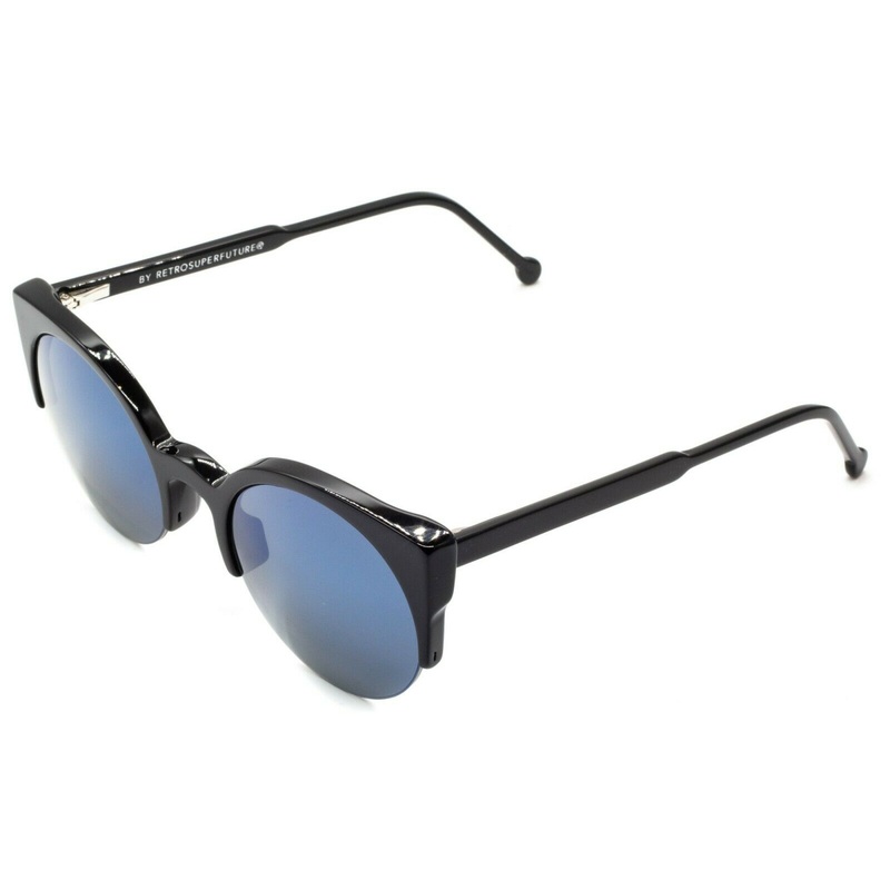 RETROSUPERFUTURE LUCIA BLACK BLUE RPE/3/A6/A/2 51mm Sunglasses Eyewear Frames