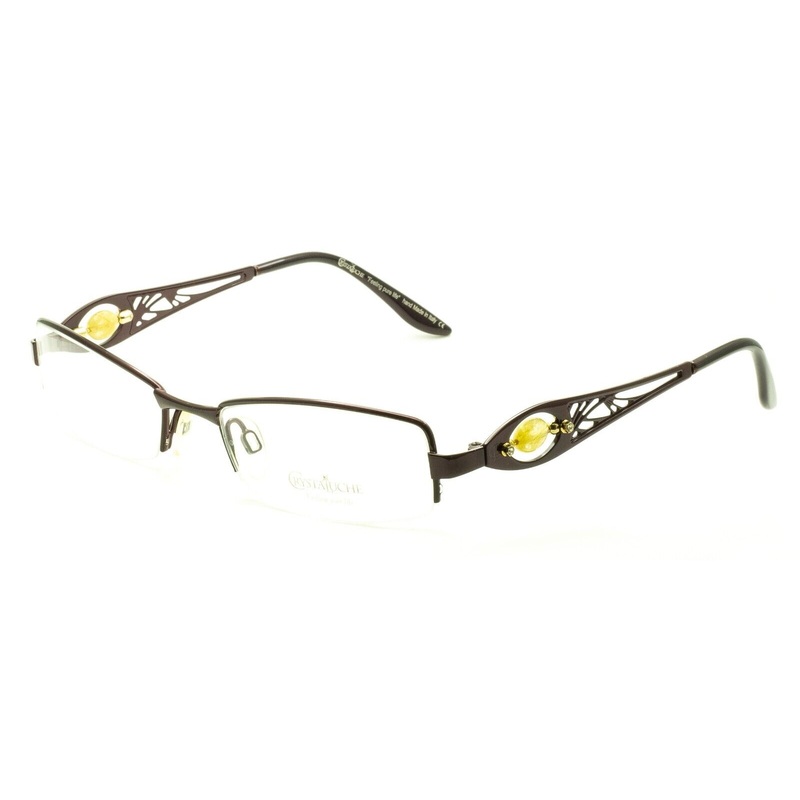 CRYSTALUCHE C-6013 C-01 52mm Vintage Eyewear FRAMES RX Optical – New Italy