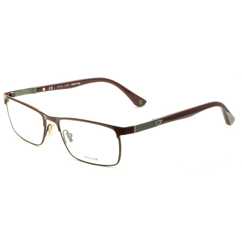 POLICE BLOCK 5 VPL790 COL.08CK 55mm Eyewear FRAMES RX Optical Eyeglasses – New