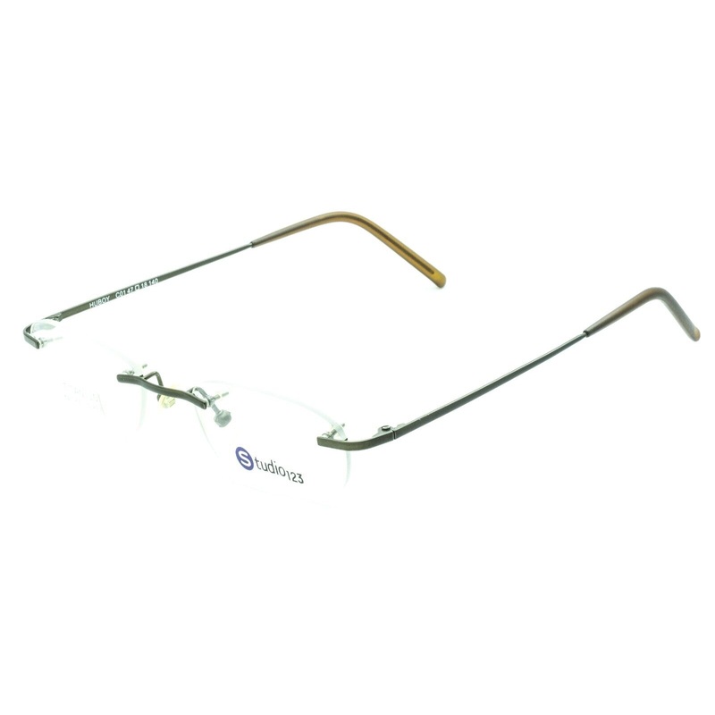 STUDIO 123 Huboy 47mm Titanium Eyewear FRAMES Optical Eyeglasses Glasses – New