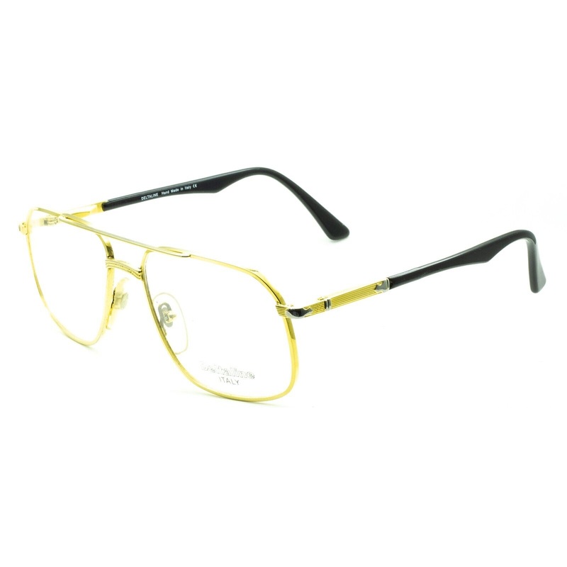 Deltaline Italy (Hilton) Vintage Mod. TL212 001 53x20mm RX Optical Glasses Italy