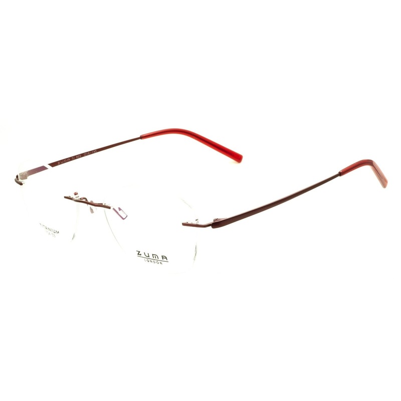 ZUMA LONDON 704 TJ Red 53mm Titanium Eyewear FRAMES RX Optical Eyeglasses New