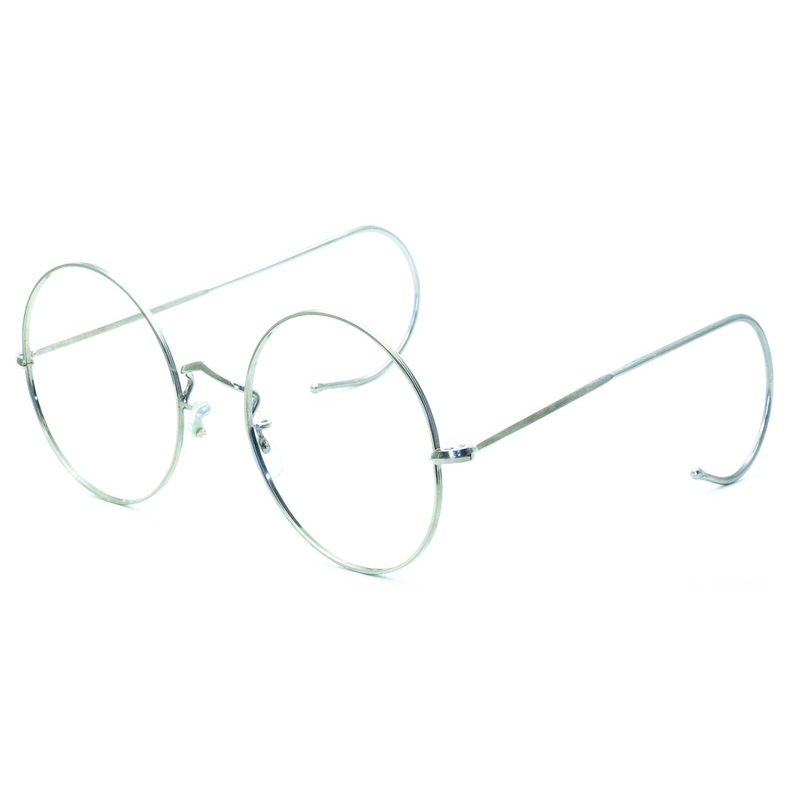 B.O.I.C.LONDON LINE (SAVILE ROW Fairway Round 54x22mm Rhodium RX Optical Glasses