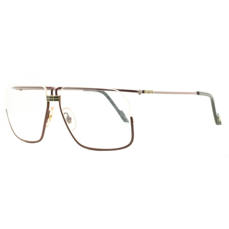 FERRARI F 18 580 Vintage RX Optical Eyewear FRAMES Eyeglasses Glasses New Italy