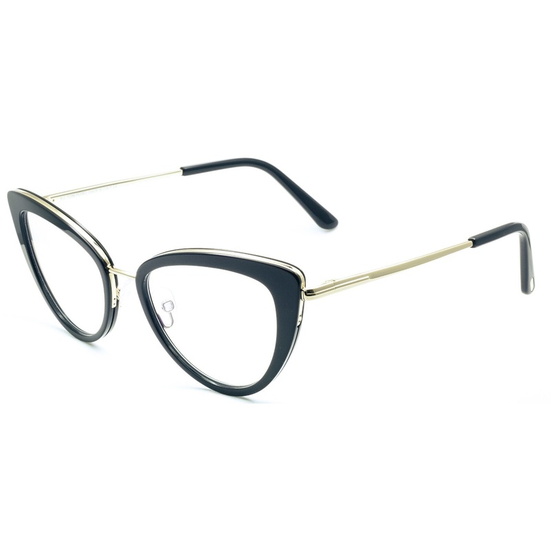 TOM FORD TF5580-B 001 53mm Blue Block Glasses Frames Eyewear RX – New BNIB Italy