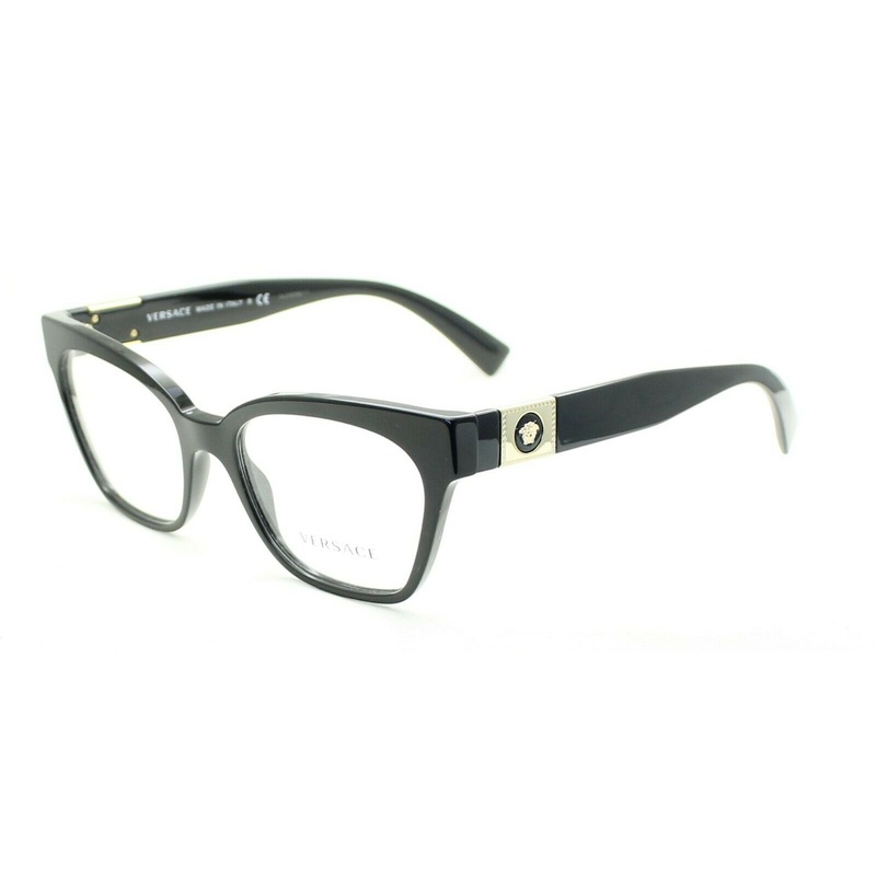 VERSACE MOD 3294 GB1 53mm Eyewear FRAMES Glasses RX Optical Eyeglasses New Italy