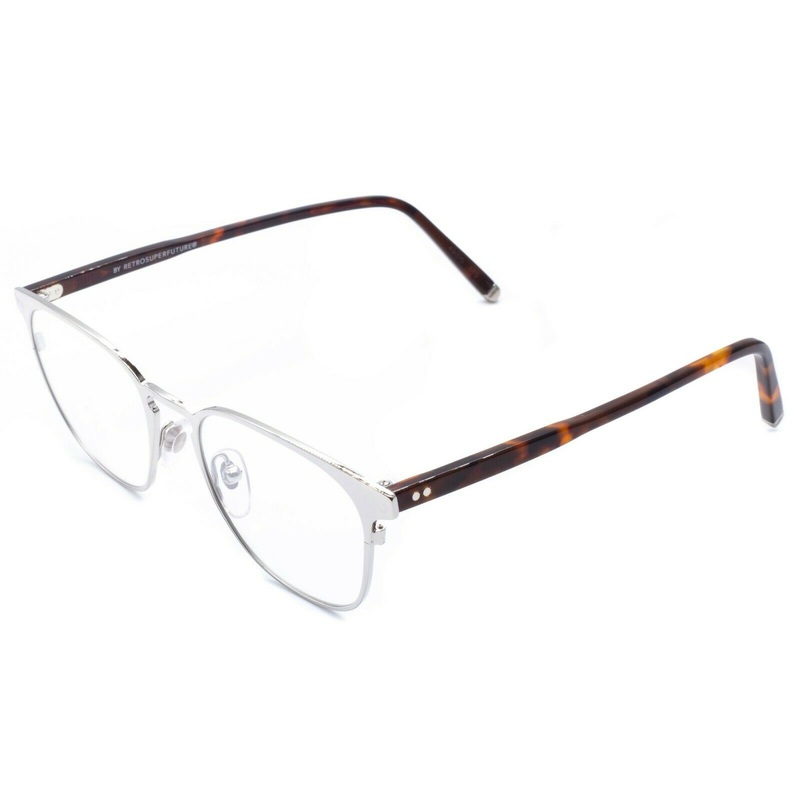 RETROSUPERFUTURE GMX/R Numero 37 Argento 49mm Eyewear Glasses RX Optical – New