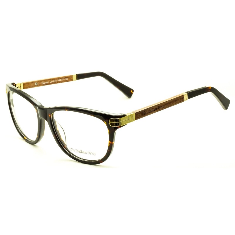 THE ITALIAN WAY TIW 001 016 55mm Eyewear FRAMES RX Optical Glasses New NOS Italy
