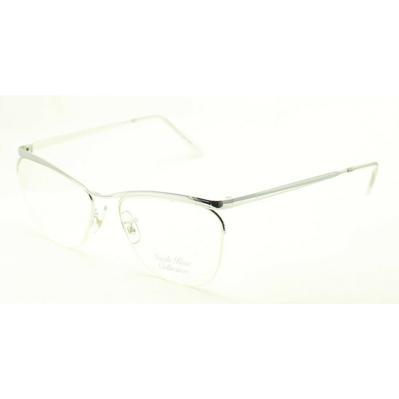 ALGHA (SAVILE ROW) Dominor Supra Rhodium 52x20mm FRAMES RX Optical Glasses – NOS