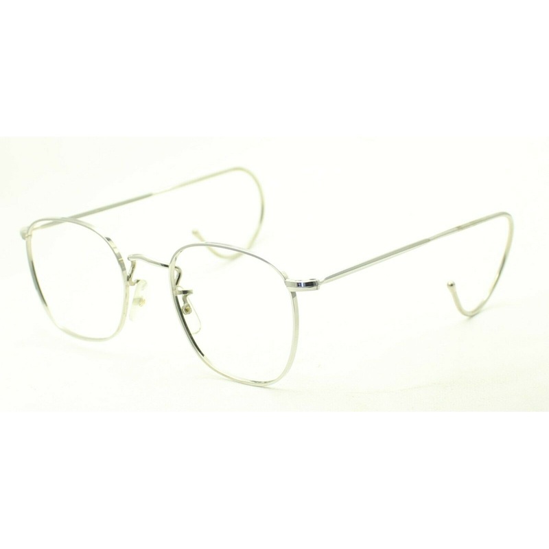 B.O.I.C.LONDON LINE (SAVILE ROW) Fairway Quadra 46x20mm Rhodium RX Optical – NOS